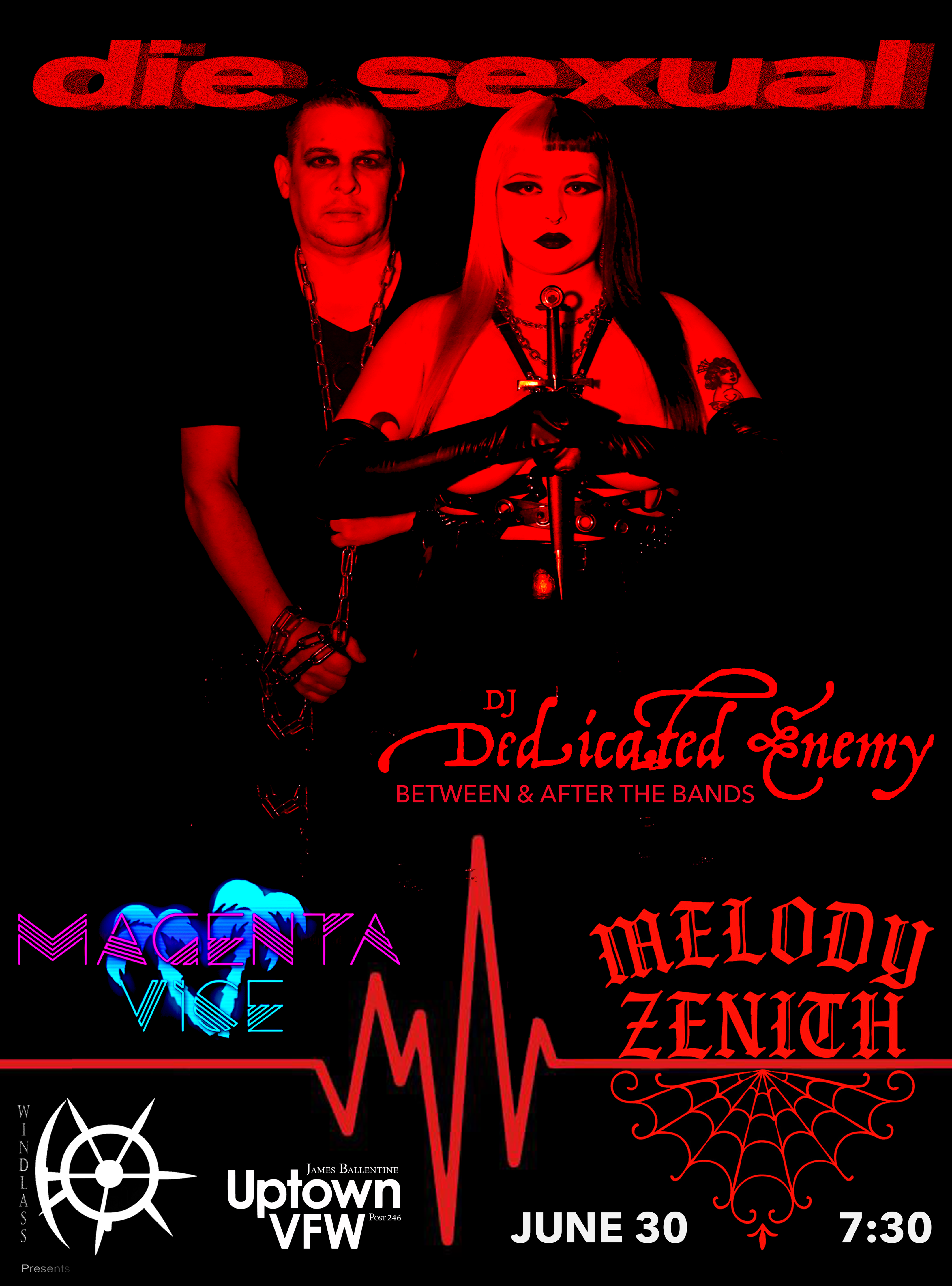 Die Sexual with Melody Zenith, Magenta Vice & Dedicated Enemy | mnVibe