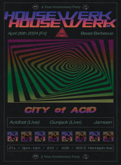 CITY OF ACID VI at Beast w/Gunjack, Acidbat and Jameen