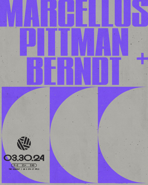 Kajunga presents: Marcellus Pittman + Berndt