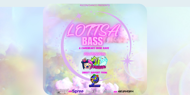 LOTTSA BASS :: A CARE BEARS ONESIE RAVE